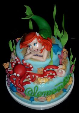 Cake Design Bambini Modelling Sirenetta