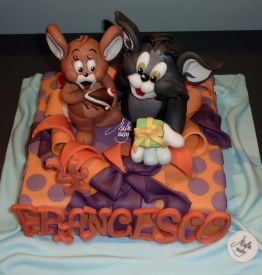 Cake Design Modelling Tom & Jerry