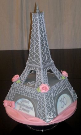 Cake Design Feste Scolpite Tour Eiffel