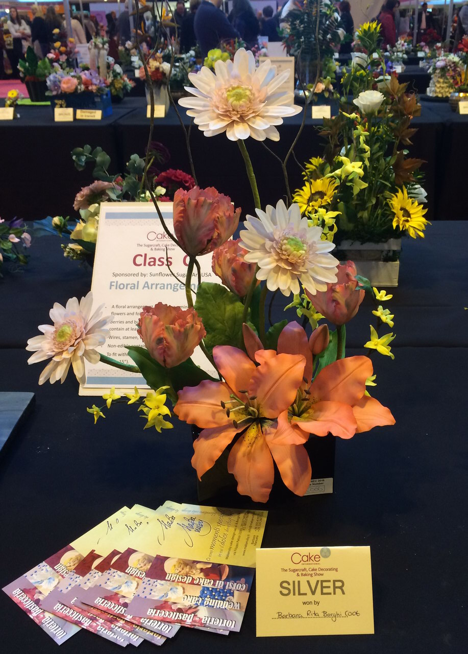 CAKE INTERNATIONAL BIRMINGHAM 2016 - Floral Arrangement