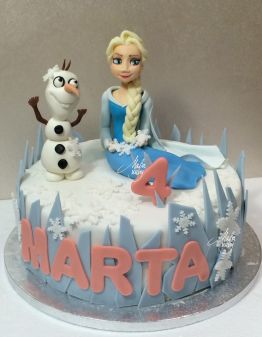 Cake Design Modelling Frozen