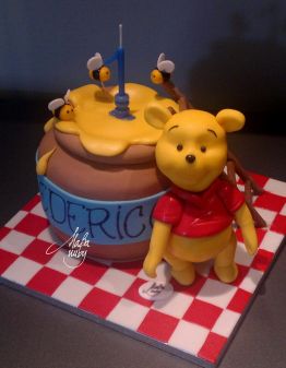 Cake Design Scolpite Winnie Pooh