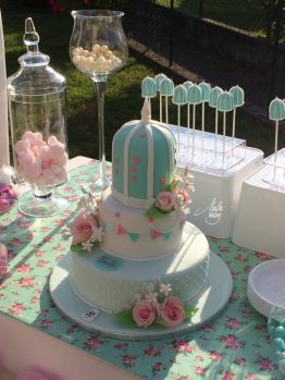 Cake Design Battesimo Fiori Sweat Table