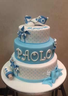 Cake Design Battesimo Torta A Piani