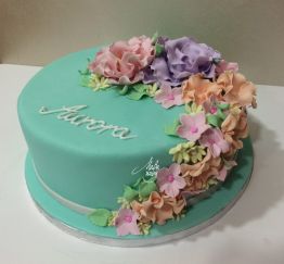 Cake Design Comunione Fiori