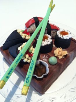 Cake Design Feste Sushi