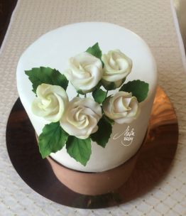 Cake Design Fiori Rosa Inglese