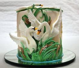 Cake Design Premi Ghiaccia Reale Cigno